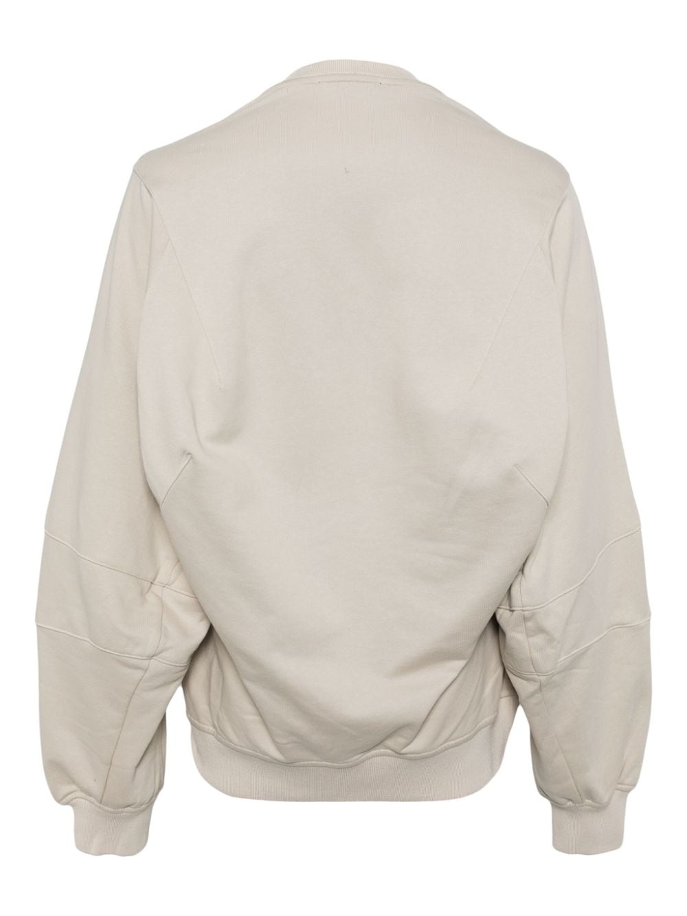 HELIOT EMIL panelled cotton sweatshirt - Beige