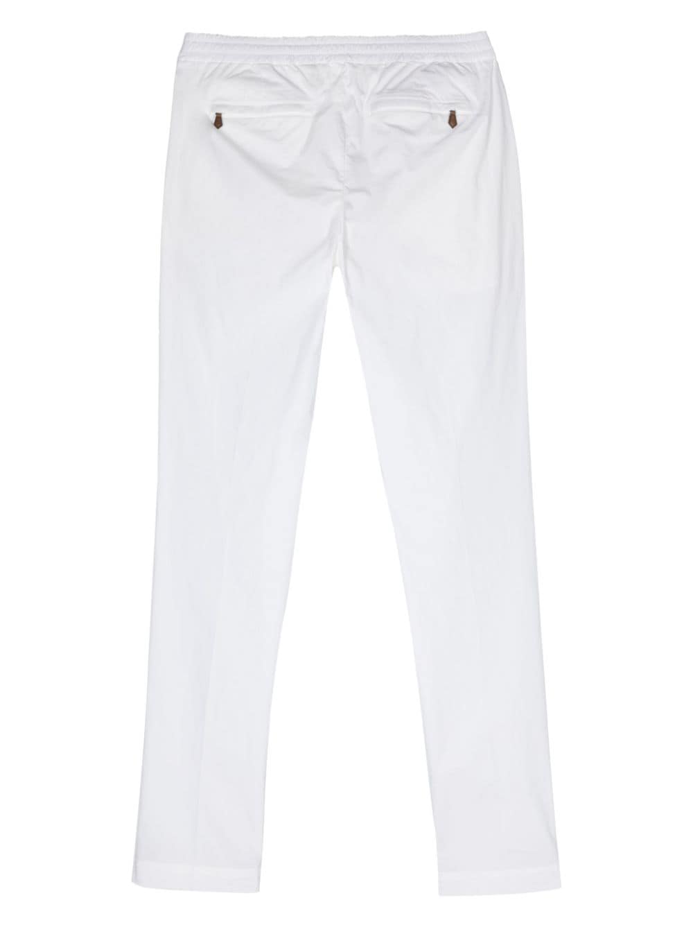 PT Torino mid-rise tapered chinos - Wit