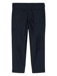Kolor tapered cropped trousers - Blauw