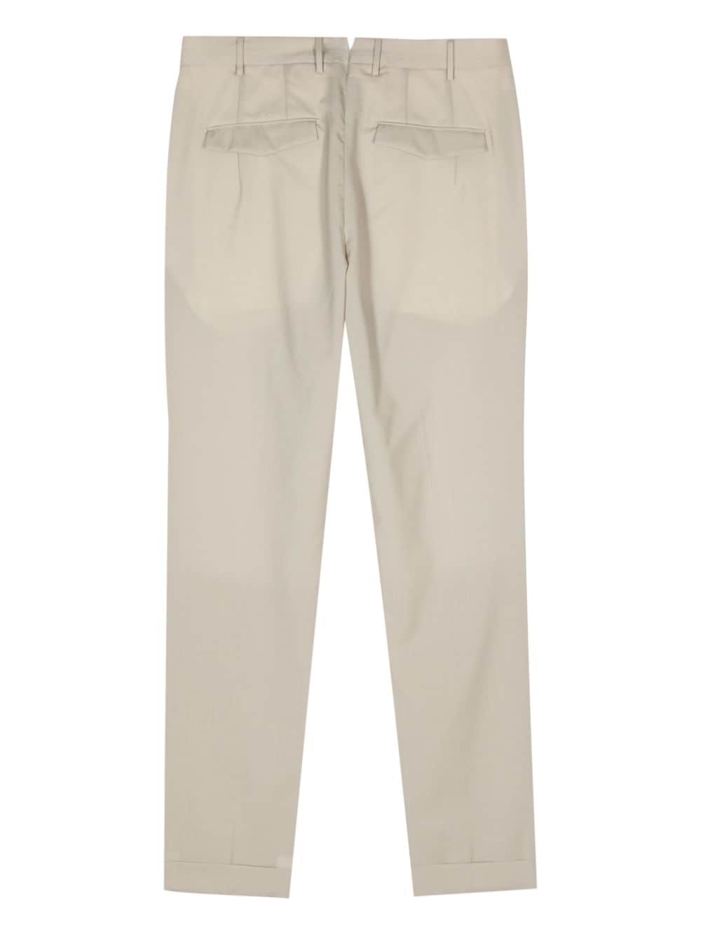PT Torino virgin-wool tapered trousers - Beige