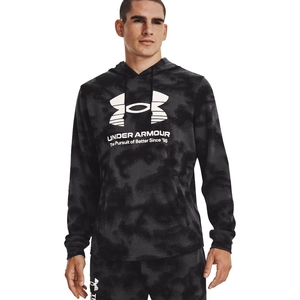 UNDER ARMOUR Rival French Terry Hoodie Herren 001 - black/jet gray/onyx white