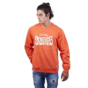 SUPERB Don't Stress SO-SPRB01 Basic herensweatshirt met lange mouwen