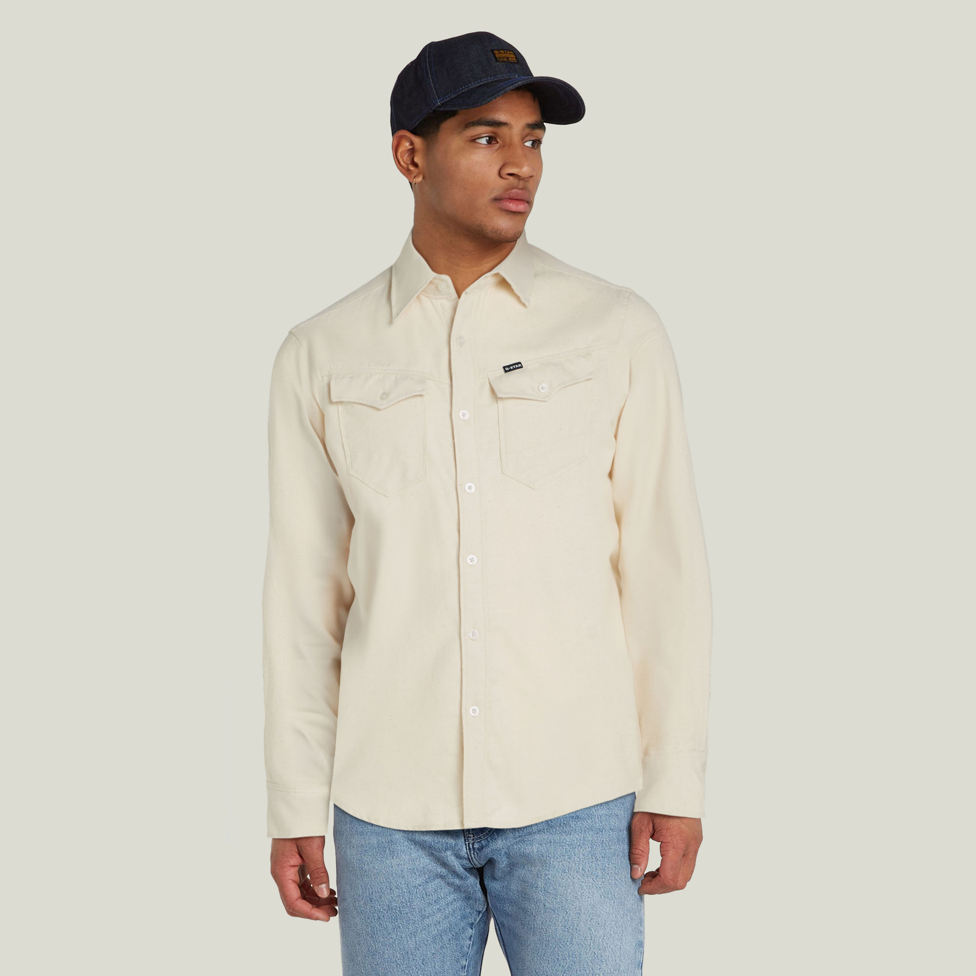 G-Star RAW Arc 3D Slim Shirt - Beige - Heren