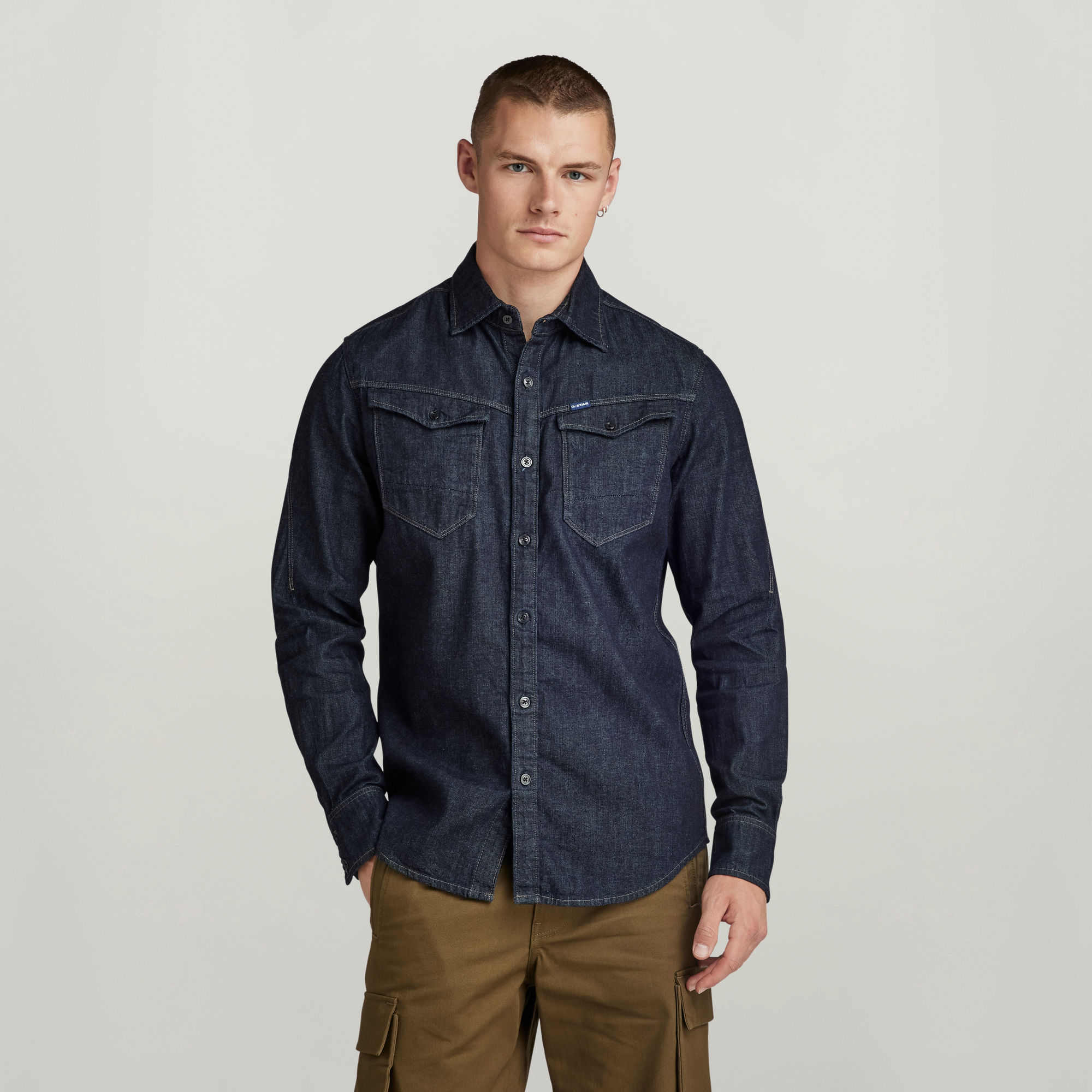 G-Star RAW Arc 3D Slim Shirt - Donkerblauw - Heren