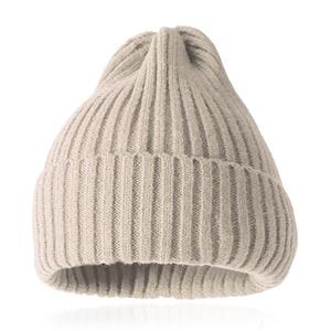 LGT JWLS Grof gebreide Beanie Muts Cappuccino - Ruim model