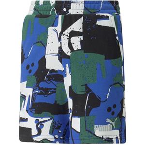 PUMA Essentials+ Street Art Print Shorts Jungen 02 - PUMA white