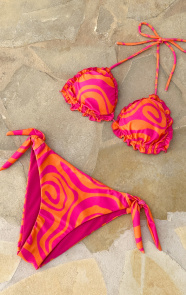 Jurkjes Bikini Top Nola Fuchsia Oranje