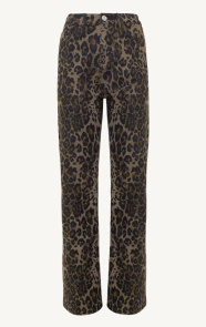 Jurkjes Wide Leg Leopard Jeans Stacey