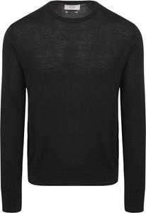 King Essentials The John Pullover Merino Zwart