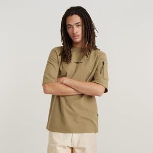 G-Star RAW P-3 Short Sleeve Tweeter - Beige - Heren