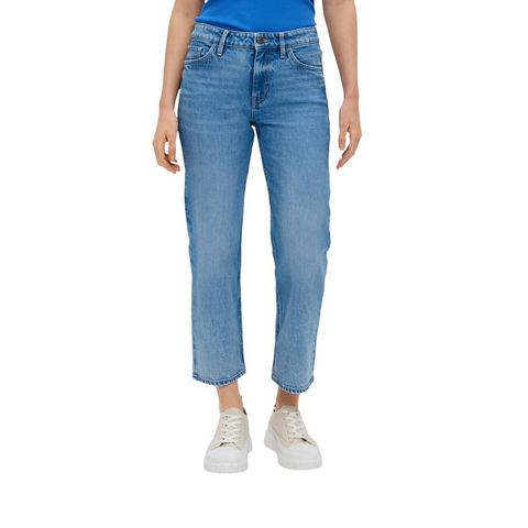S.Oliver 5-pocket jeans Karolin met een bloemmotief
