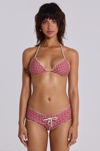Jaded Swim Freda Gingham Triangle Bikini Top