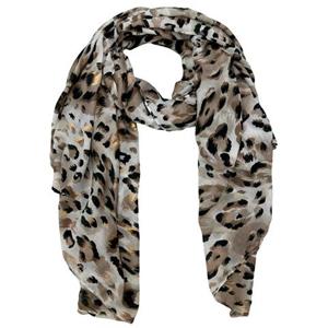 Leslii Modieuze sjaal met luipaardprint