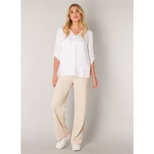 Base Level Shirtblouse met v-hals