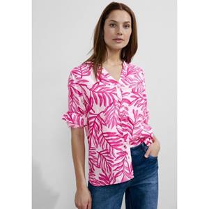 Cecil Shirtblouse met bladerprint