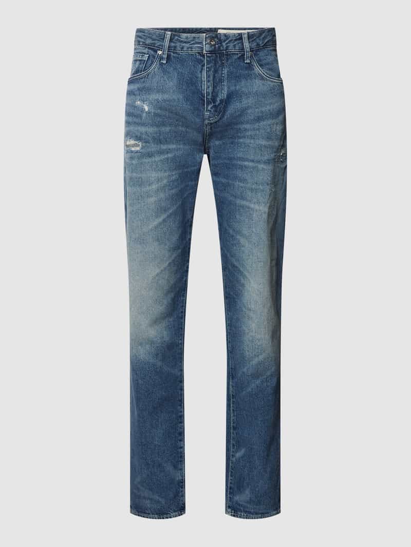 Armani Exchange Slim fit jeans in destroyed-look