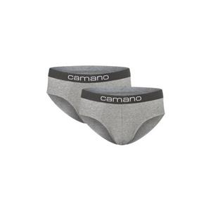 2er Pack camano Men comfort BCI cotton Slips 9300 - light grey melange