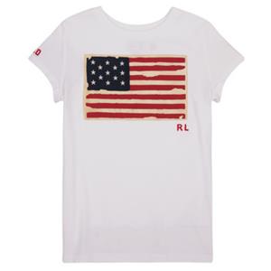Polo Ralph Lauren T-shirt Korte Mouw  SS FLAG TEE-KNIT SHIRTS-T-SHIRT