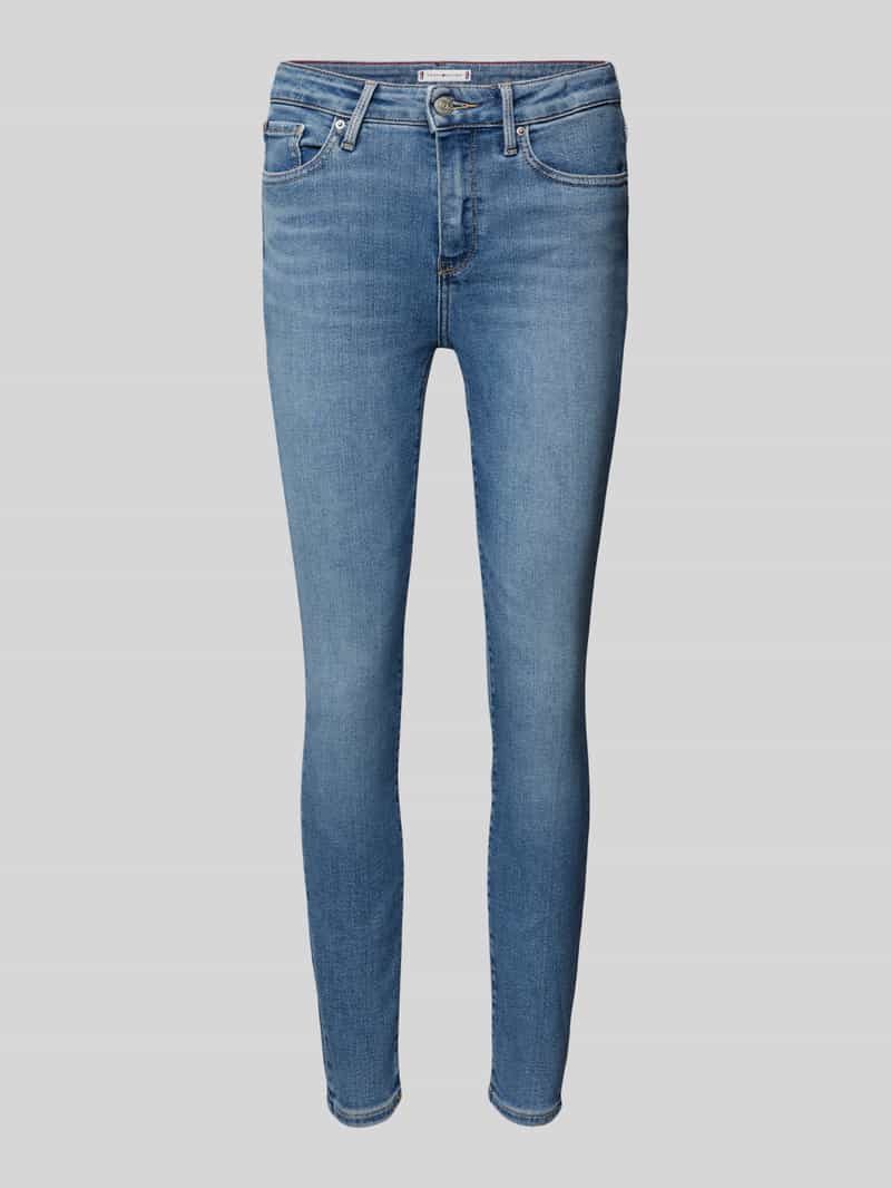 Tommy Hilfiger Skinny fit jeans met labeldetail