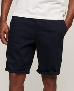 Superdry Mannen Vintage Officer Chinoshort Blauw