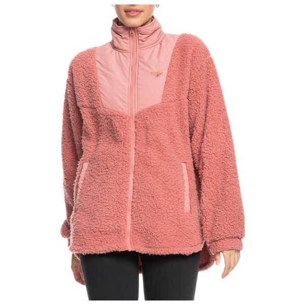 Roxy  Women's Waves Of Warmth Sherpa Jacket - Fleecevest, roze