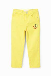 Desigual Arty straight jeans - YELLOW