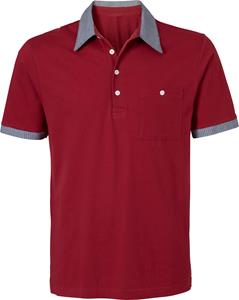 Your Look... for less! Heren Poloshirt rood Maat
