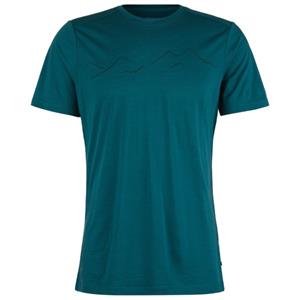 Stoic  Merino150 Heladagen T-Shirt Fjäll - Merinoshirt, blauw