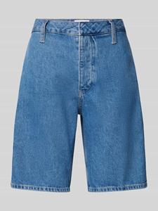Calvin Klein Jeans Korte straight leg jeans met riemlussen, model '90'