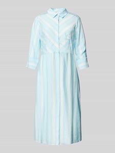 S.Oliver BLACK LABEL Midi-jurk met platte kraag