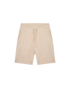 Malelions Men Signature Towelling Shorts - Taupe
