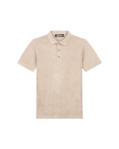 Malelions Men Signature Towelling Polo - Taupe