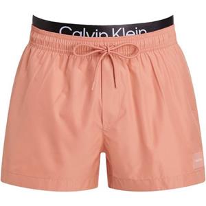 Calvin Klein Swimwear Zwemshort SHORT DOUBLE WB met dubbele band