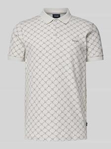 JOOP! Collection Regular fit poloshirt met all-over logoprint, model 'Paigam'