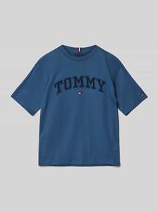 Tommy Hilfiger Teens T-shirt met ronde hals