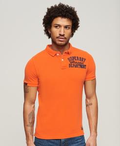 Superdry Mannen Vintage Athletic Polo Shirt Oranje