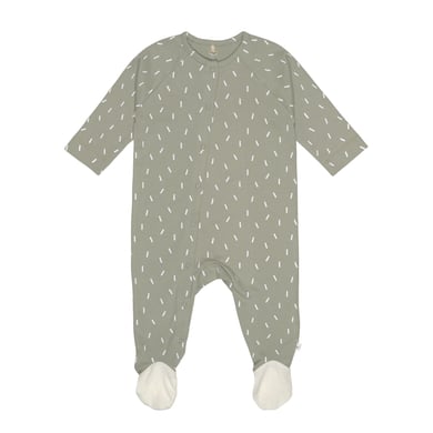 Lässig Baby pyjama met voetjes Spikkels groen