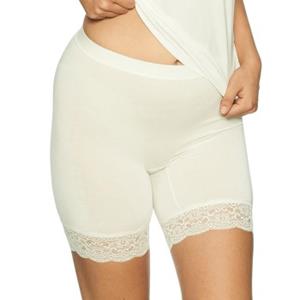 Lady Avenue Bamboo Short Leggings With Lace