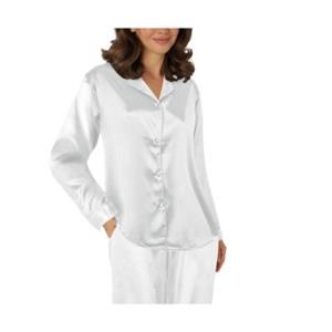 Lady Avenue Satin Pyjama With Short Sleeves