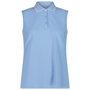 CMP  Women's Polo Sleeveless - Poloshirt, blauw