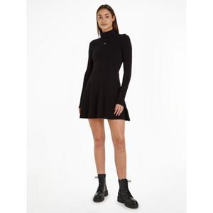 TOMMY JEANS Blousejurk TJW LS FIT & FLARE DRESS