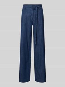 MAC Straight leg jeans met strikceintuur, model 'Sienna'