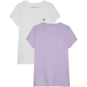 Calvin Klein T-shirt 2-PACK SLIM MONOGRAM TOP voor kinderen tot 16 jaar (set, 2-delig)