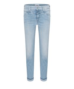 Cambio Parla seam cropped jeans super bleached