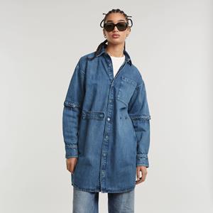 G-Star RAW Modular Blousejurk - Midden blauw - Dames