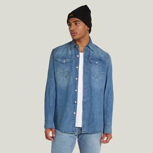 G-Star RAW Arc 3D Slim Shirt - Midden blauw - Heren