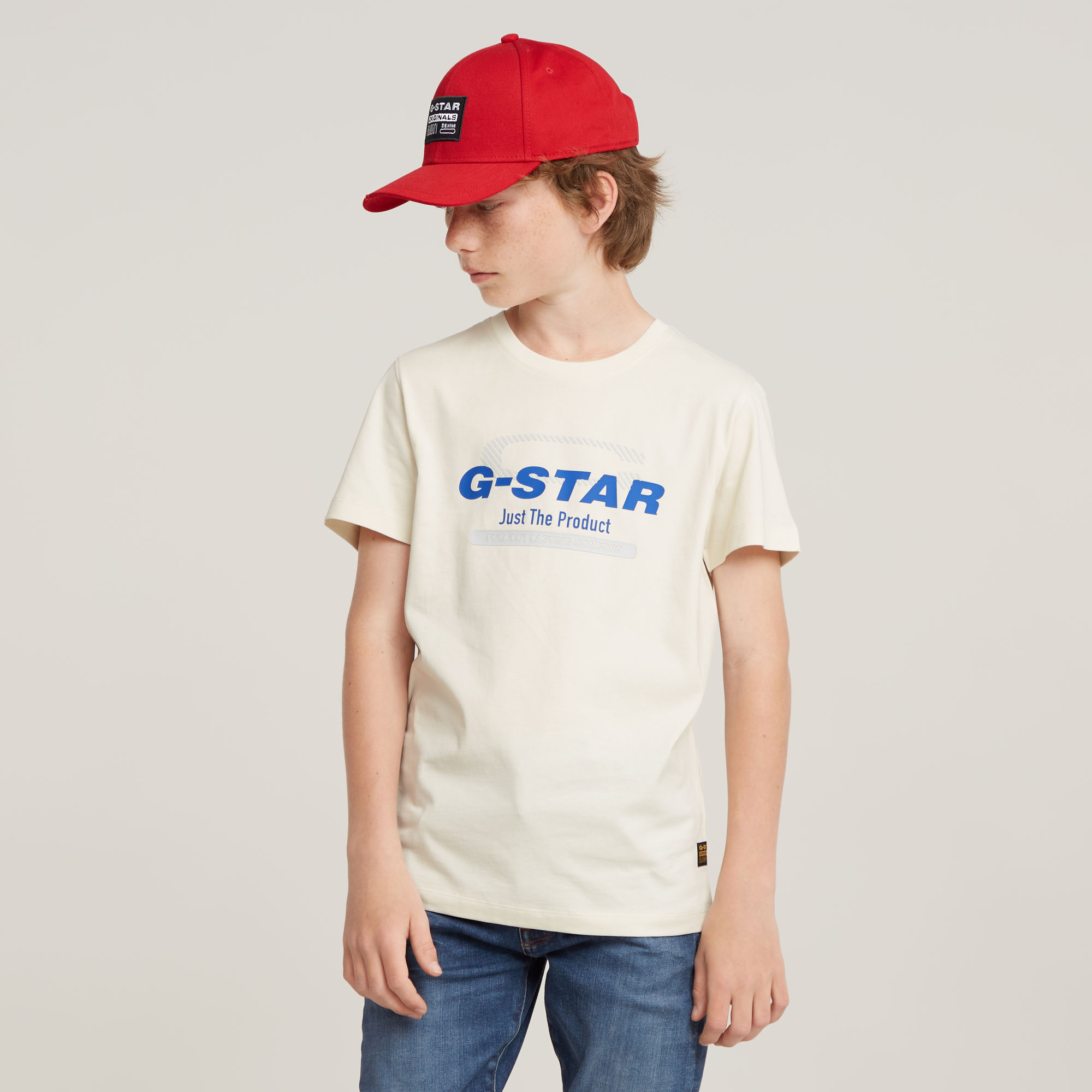 G-Star RAW Kids T-Shirt - Wit - jongens