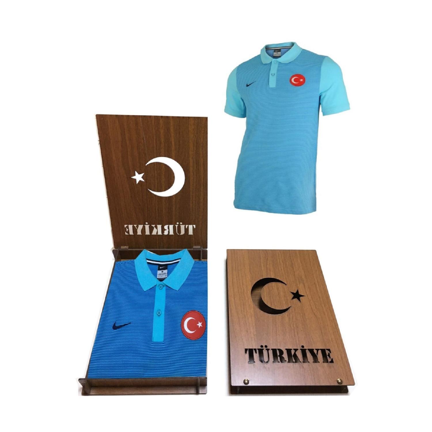 Palmiye istanbul National Team Jersey - Trkiye Polo Collar Original With Wooden Box