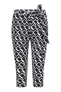 Studio Anneloes Female Broeken Hanna Graphic Capri Trousers 11380