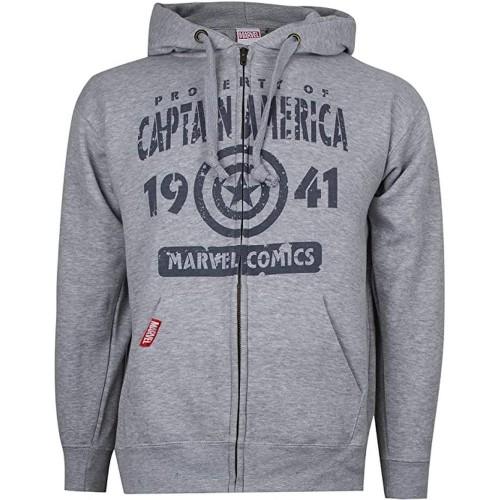 Captain America Heren eigendom van hoodie met volledige ritssluiting